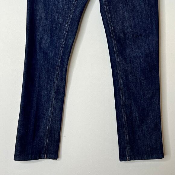 DL1961 Toni High Rise Cropped Jeans Dark Wash Crush Womens Size 26 - Picture 4 of 12